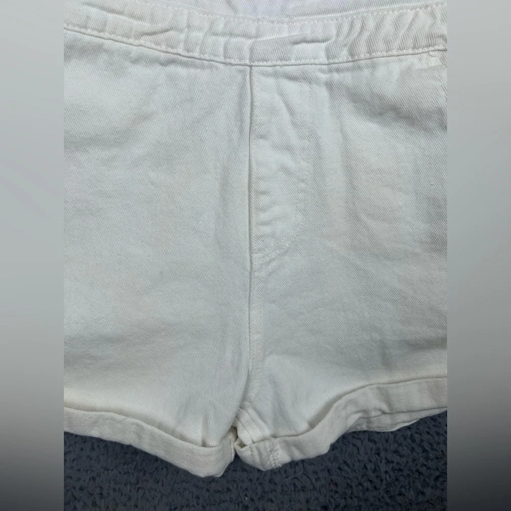 Princess Polly Overalls Shortalls Bibs White Shorts Adjustable Summer Size 4 - Picture 4 of 9